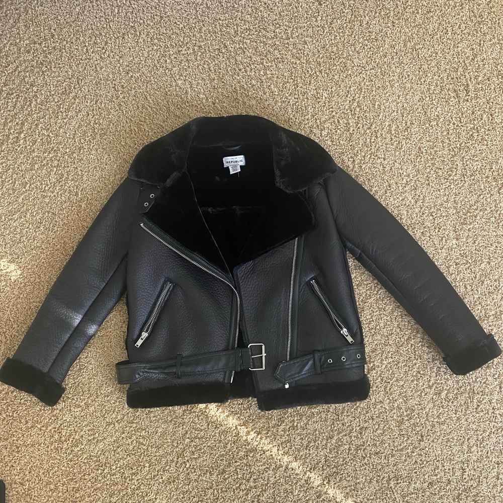 Black Aviator Jacket